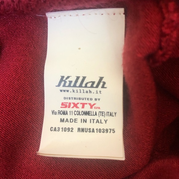 Killah sweater , size s , red color - Picture 7 of 9